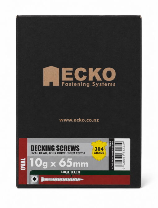 10g x 65 T-REX17® DECKING SCREW - OVAL HEAD 500